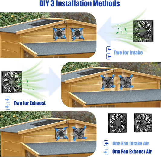 Building a New Chicken Coop? Here's How to Keep It Cool with Solar Fans