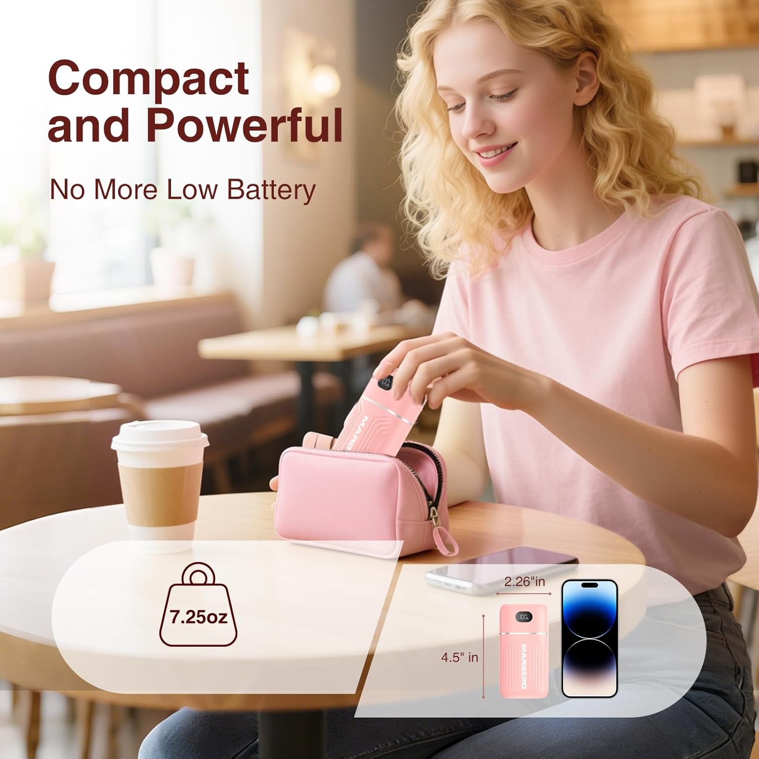 MARBERO 10000mAh Mini Power Bank P10A