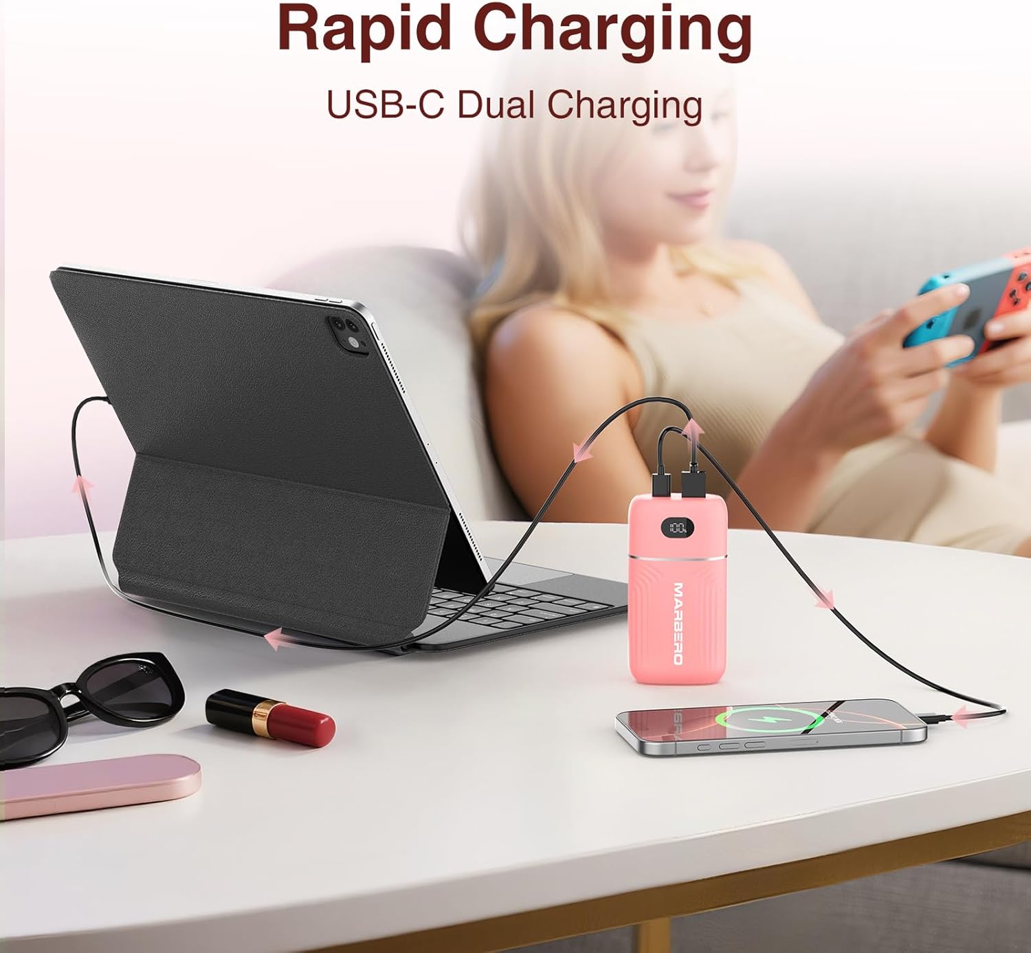 MARBERO 10000mAh Mini Power Bank P10A