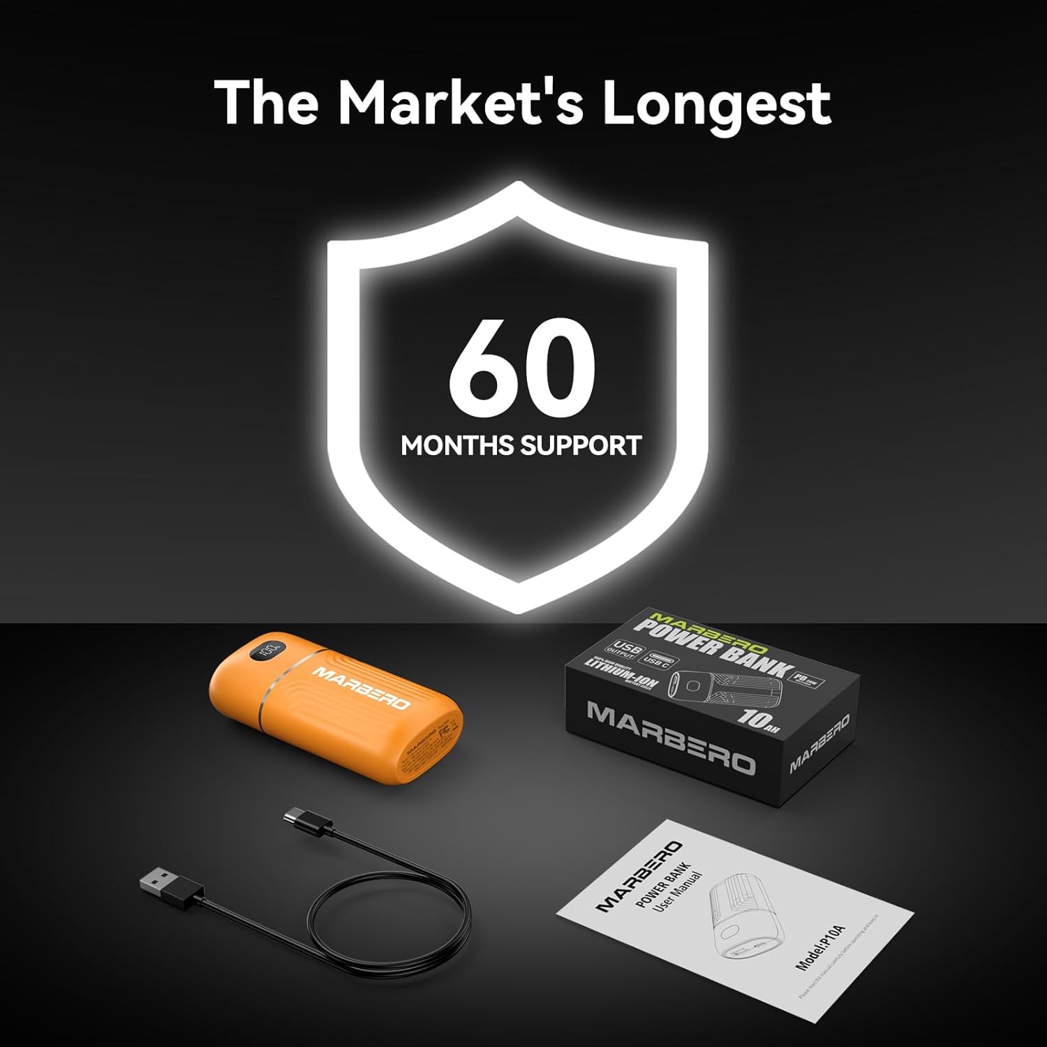 MARBERO 10000mAh Mini Power Bank P10A