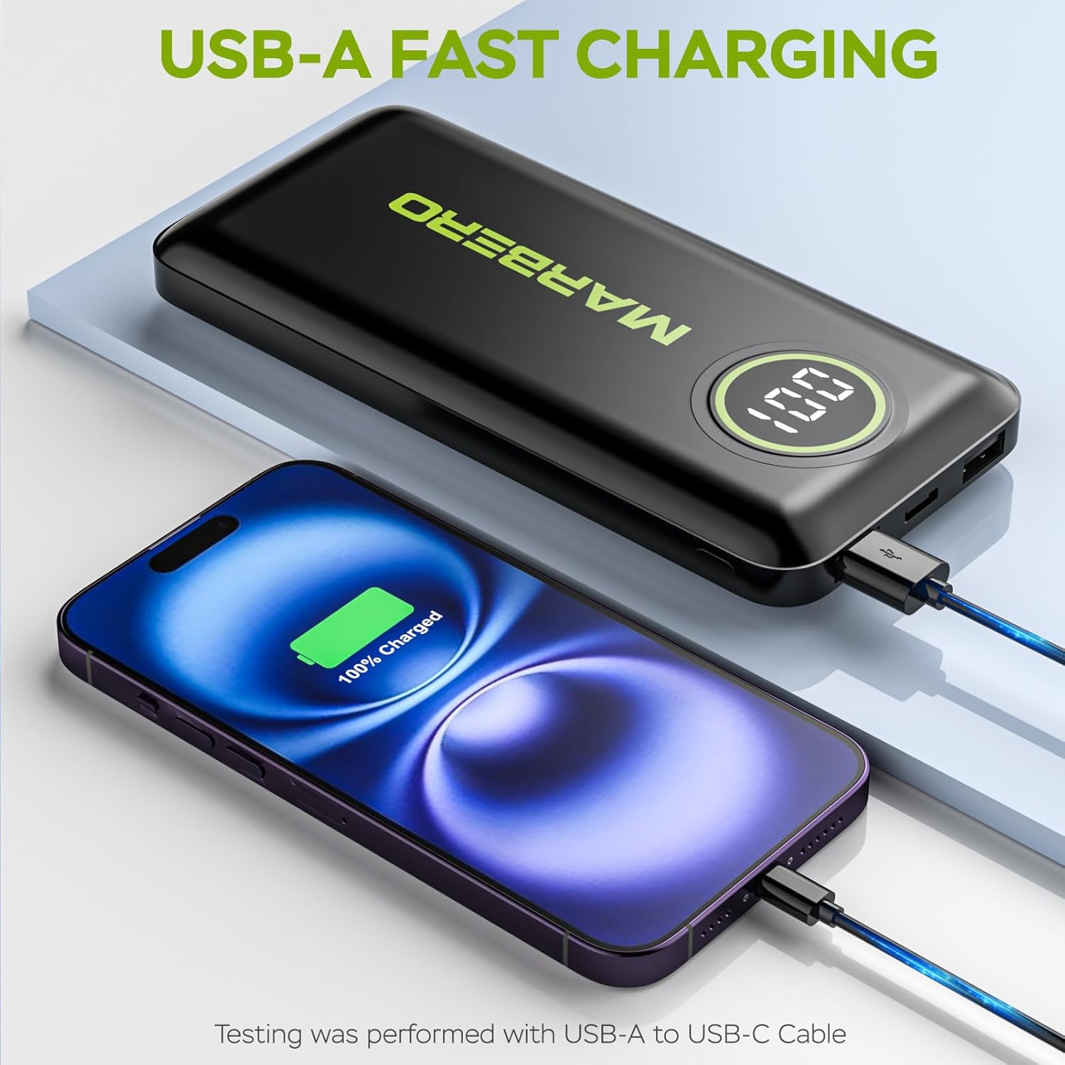 MARBERO 10000mAh Mini Power Bank V18