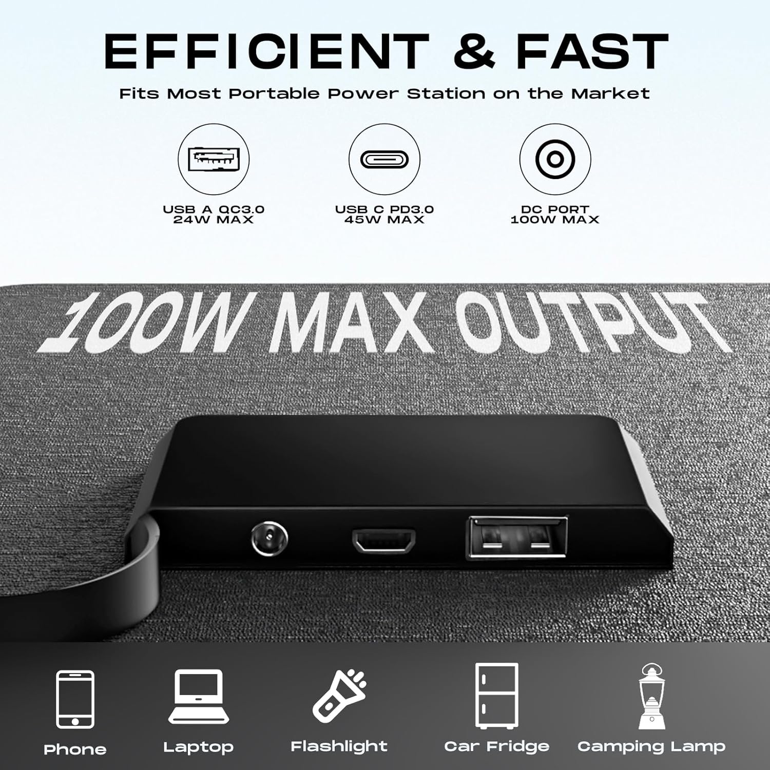 MARBERO 100W Foldable Solar Panel