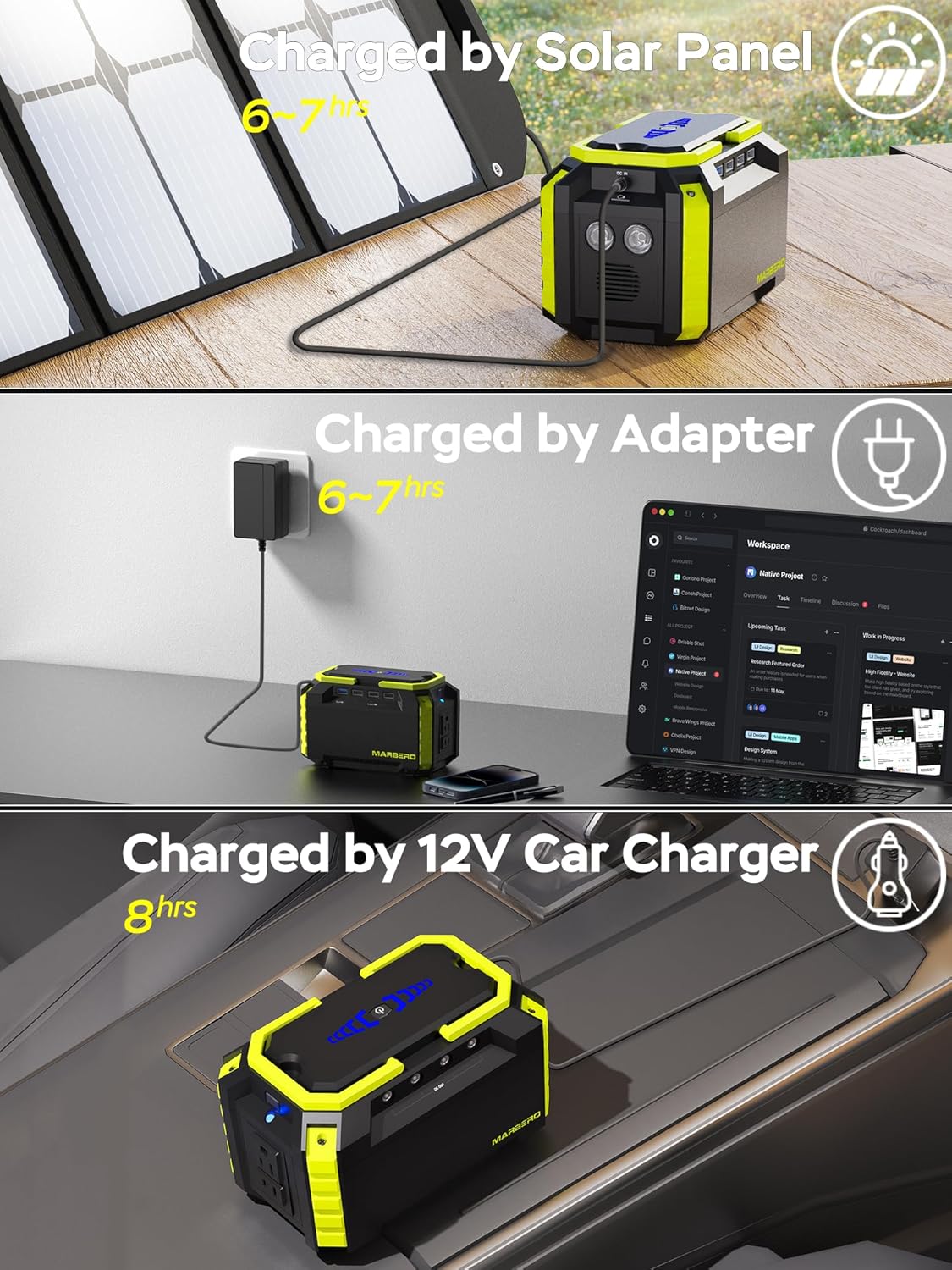 MARBERO 150Wh Portable Power Station