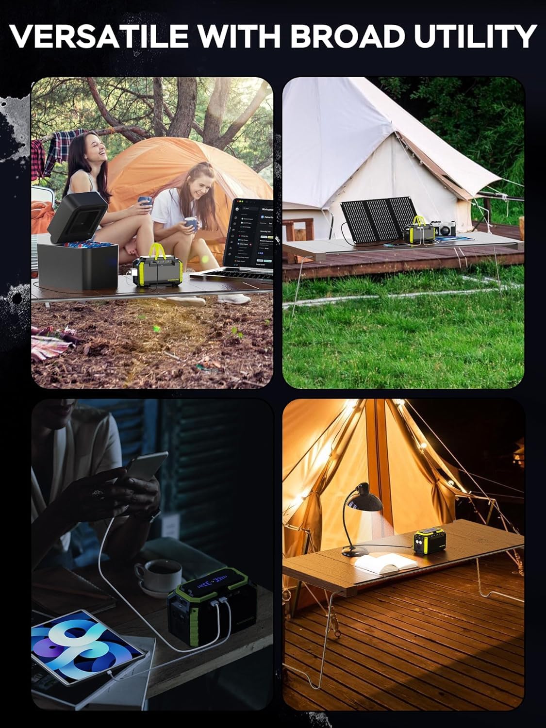 MARBERO 150Wh Solar Generator with 30W Solar Panel Included