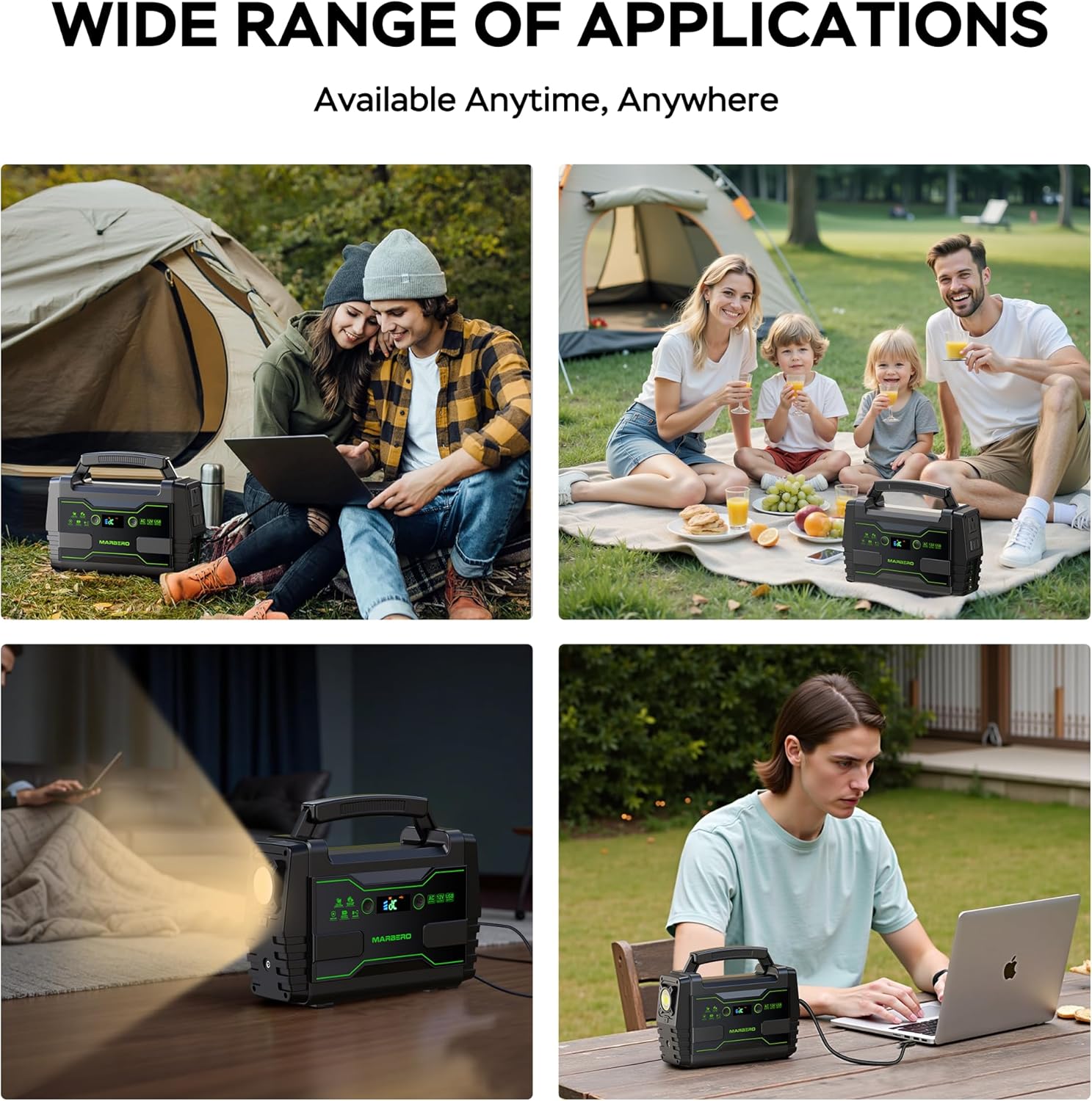 MARBERO 155Wh 100W Portable Power Station