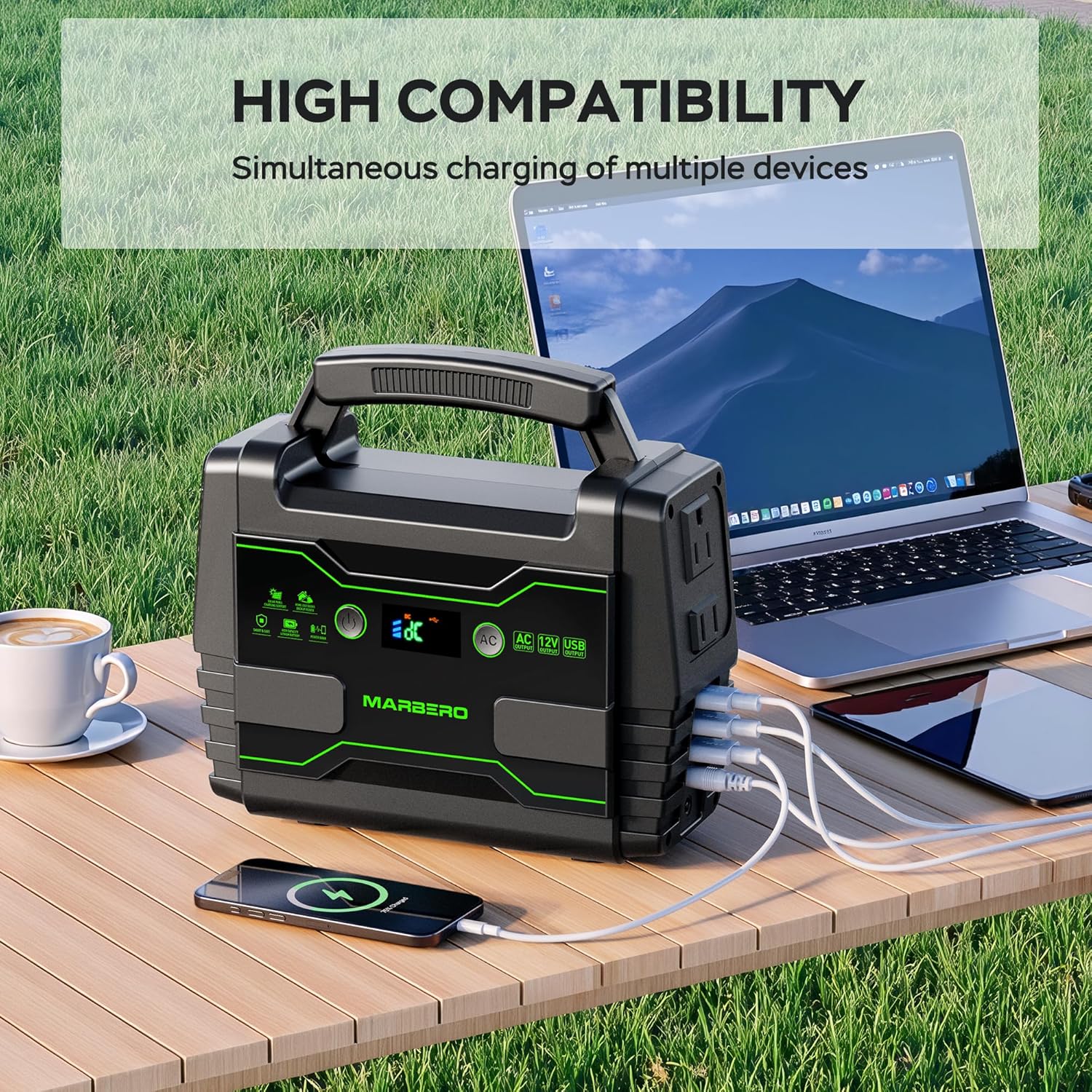 MARBERO 155Wh 100W Portable Power Station