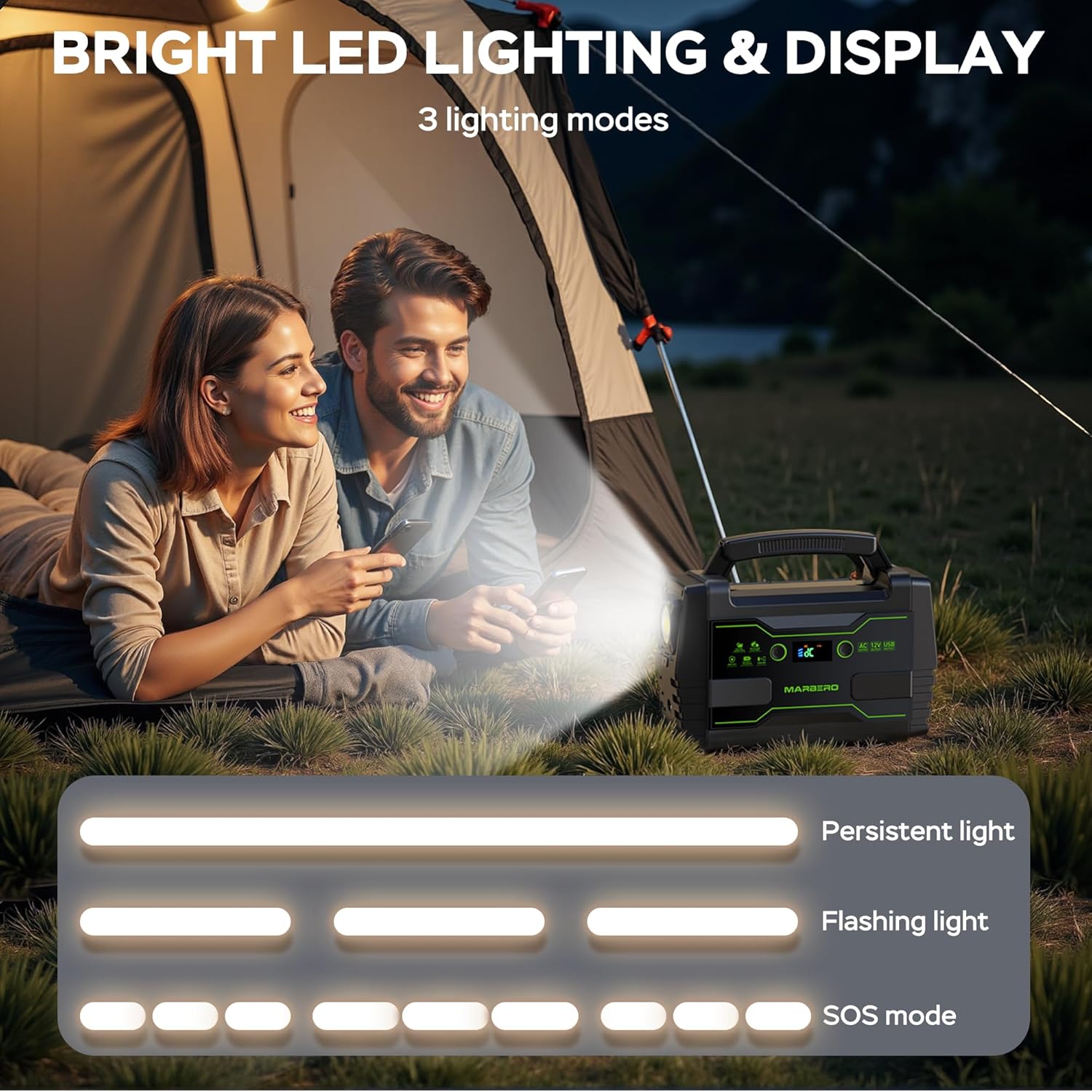 MARBERO 155Wh 100W Portable Power Station