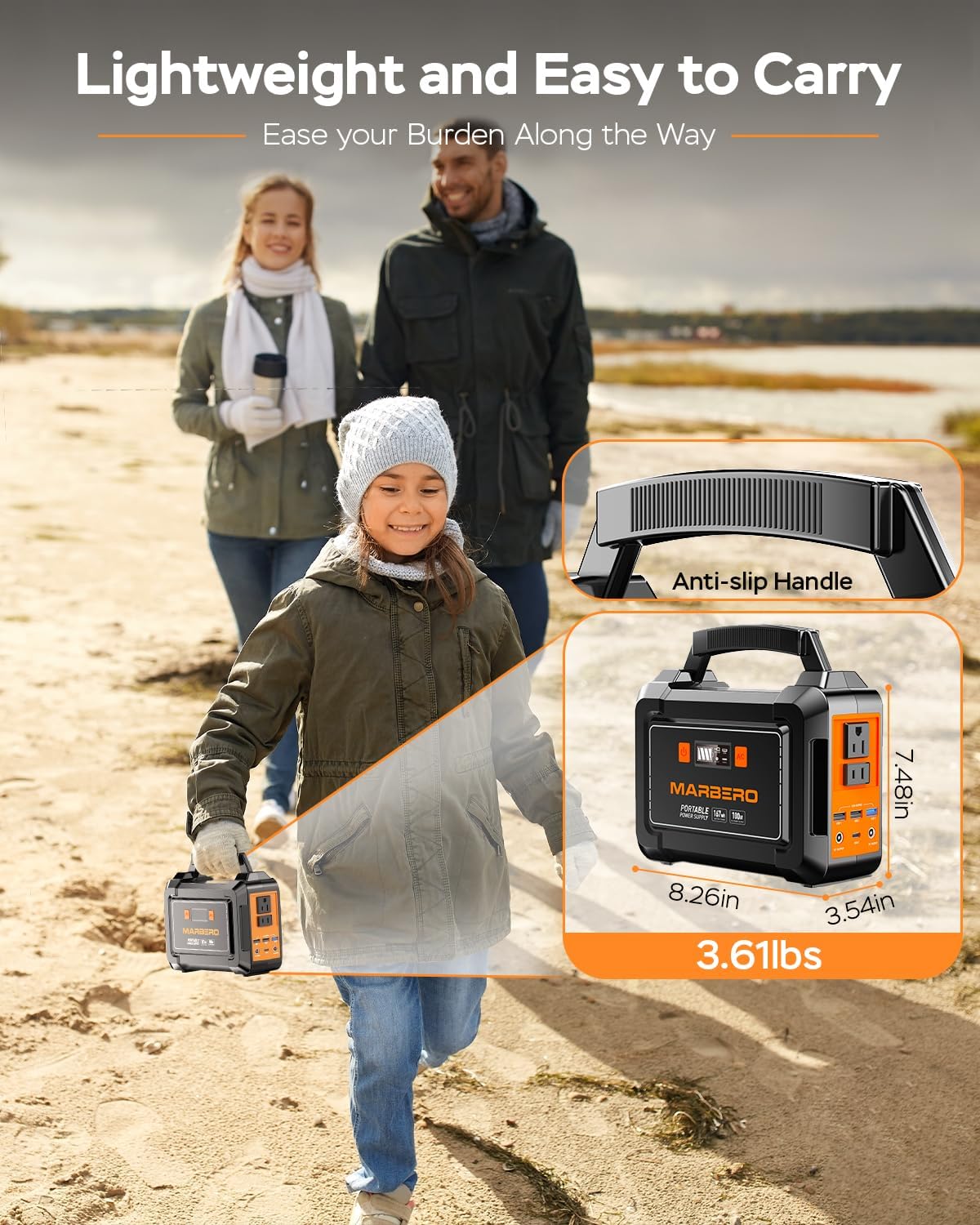 MARBERO 167Wh Portable Power Station