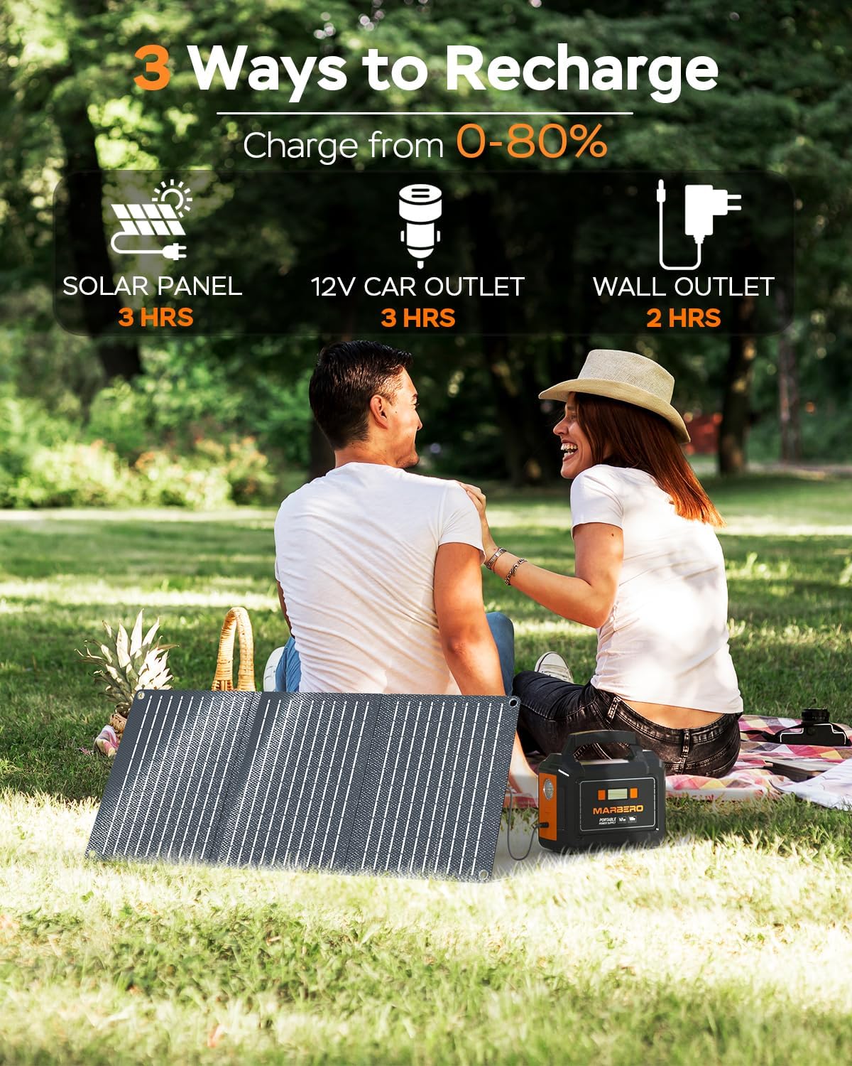 MARBERO 167Wh Portable Power Station