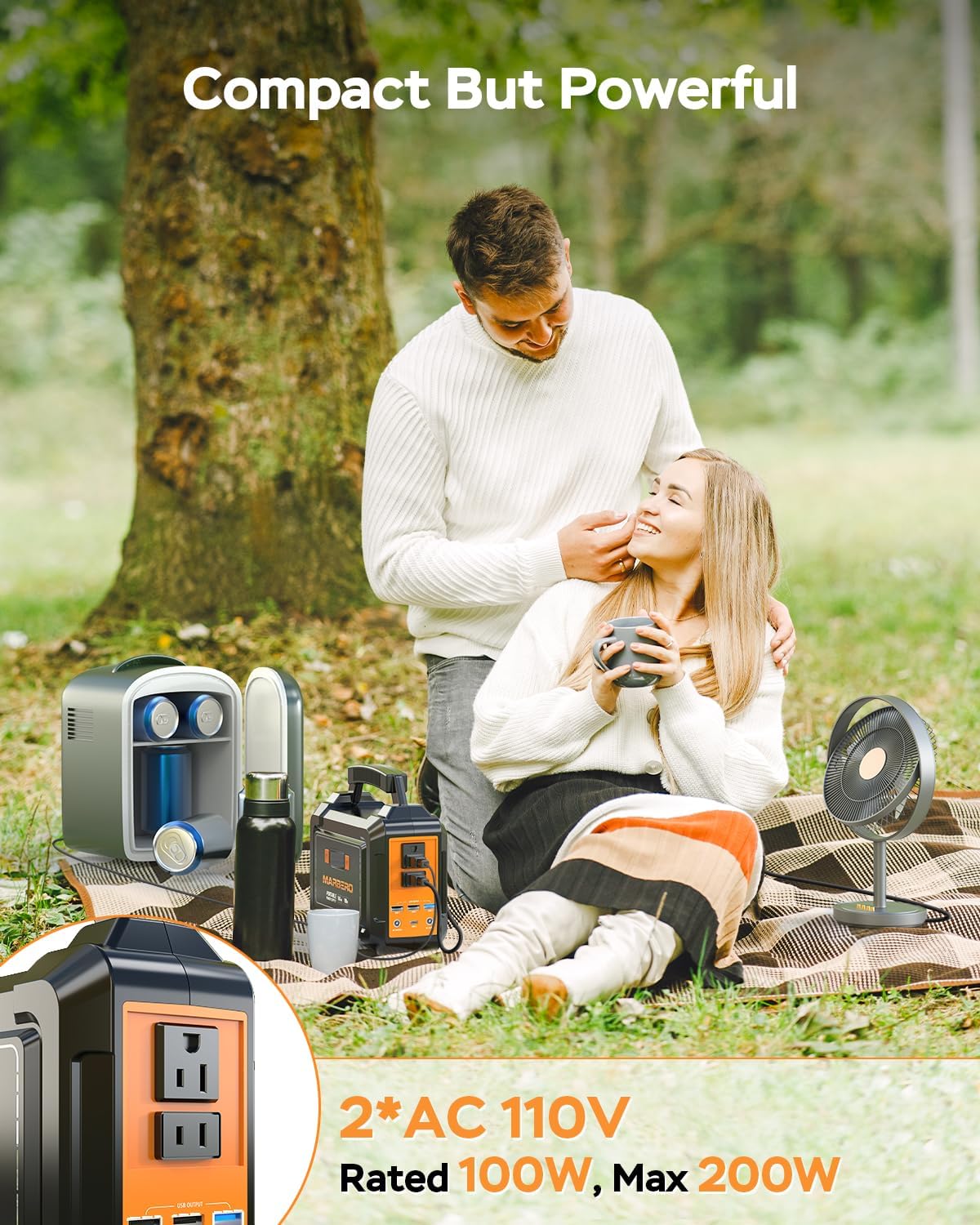 MARBERO 167Wh Portable Power Station