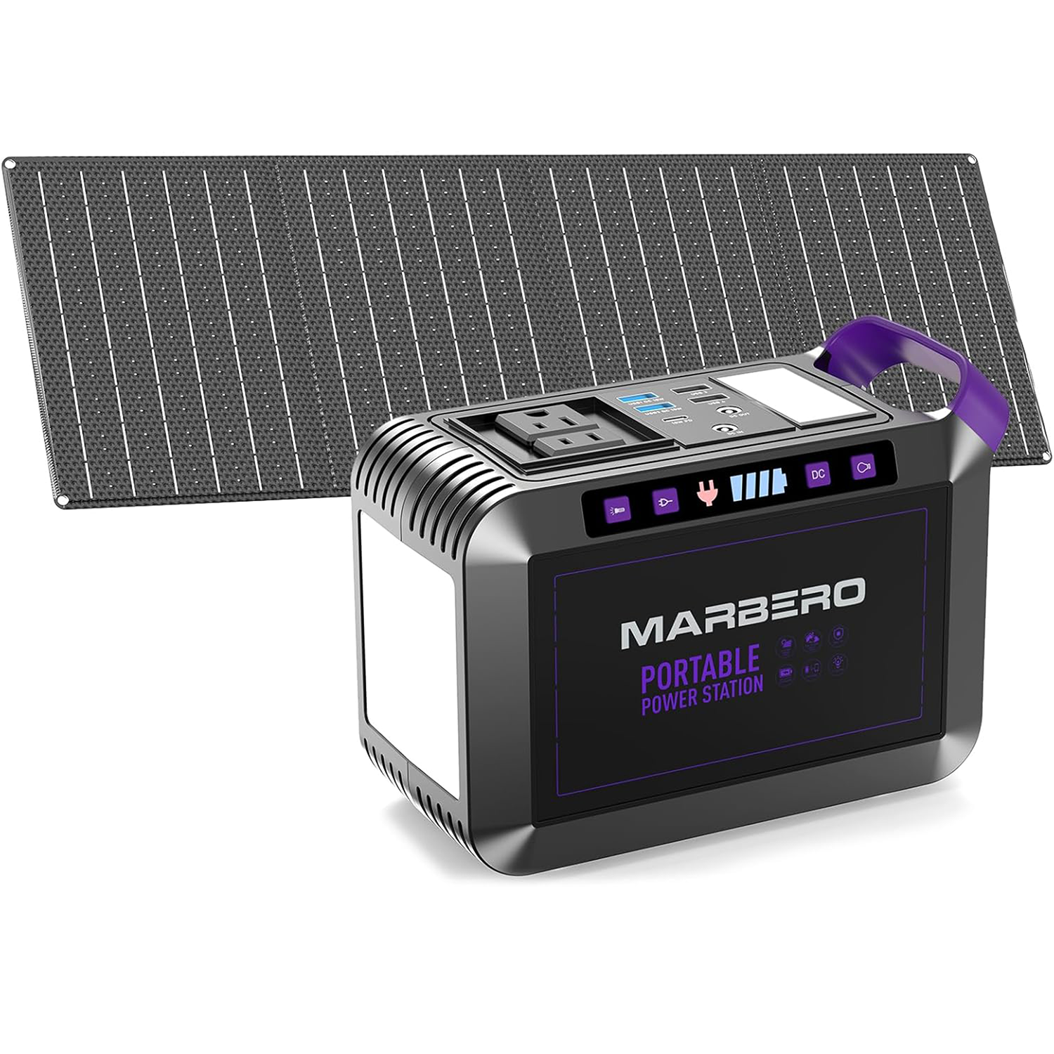 MARBERO 172Wh Solar Generator with 40W Solar Panel Included