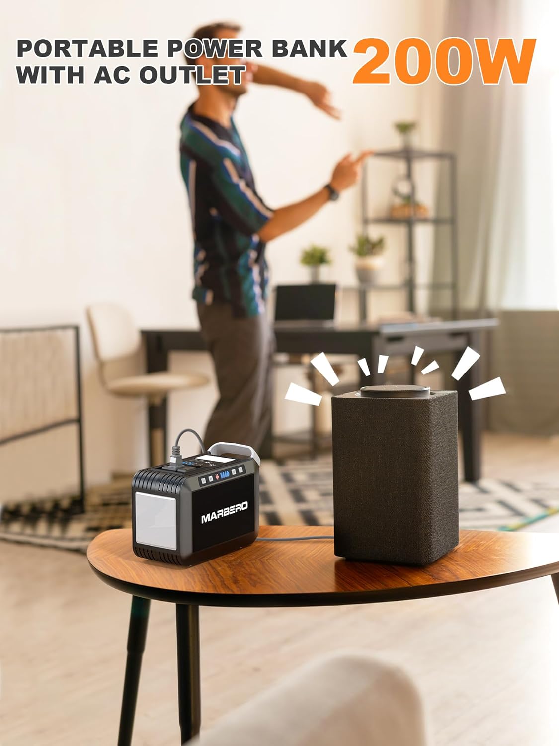 MARBERO 148Wh 200W Portable Power Station