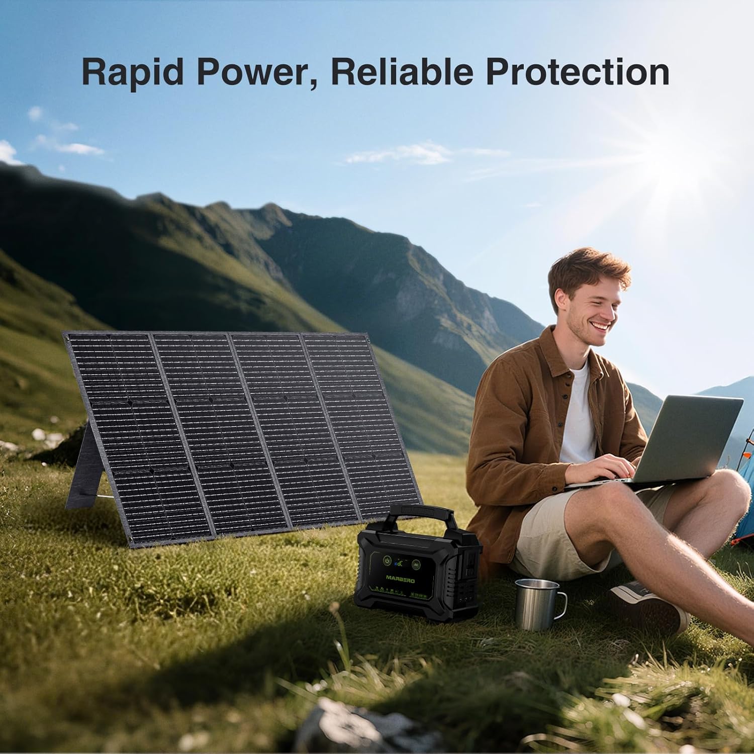 MARBERO 200W Portable Solar Panel