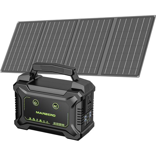 MARBERO 200W Solar Generator with 40W Solar Panel