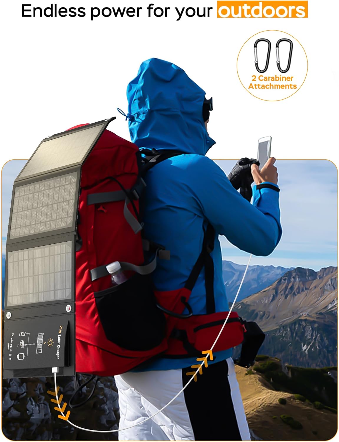 MARBERO 21W Portable Solar Panel