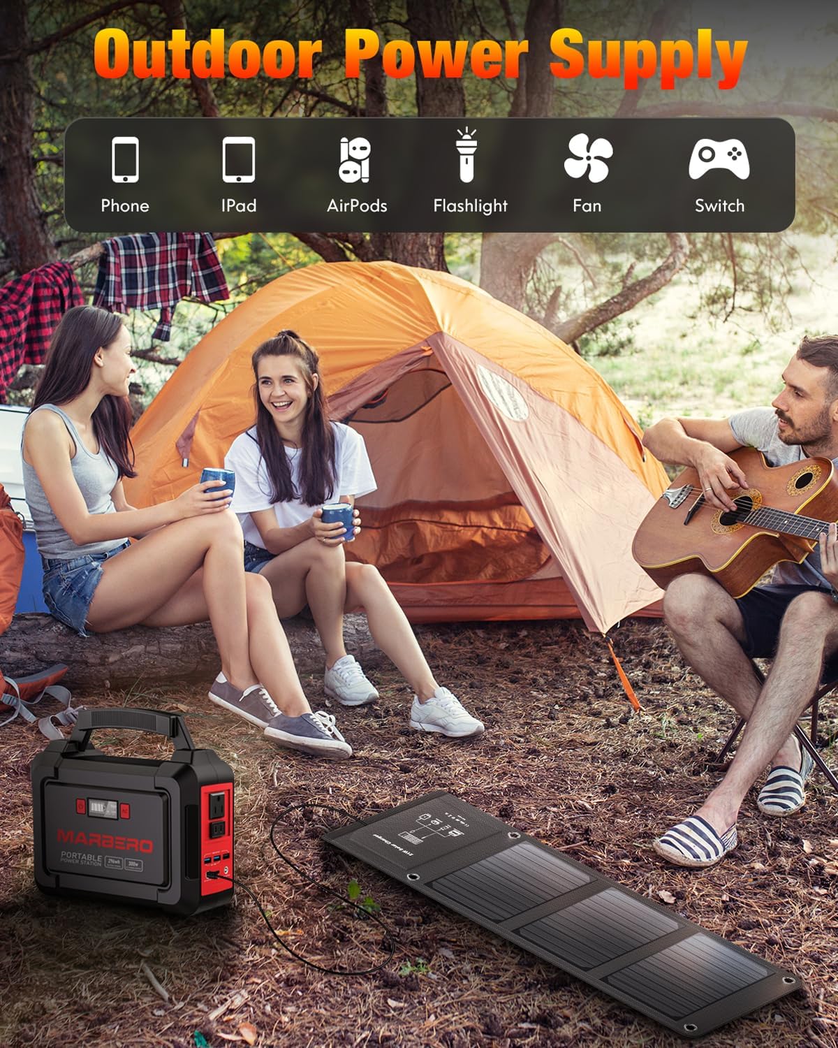 MARBERO 21W Portable Solar Panel