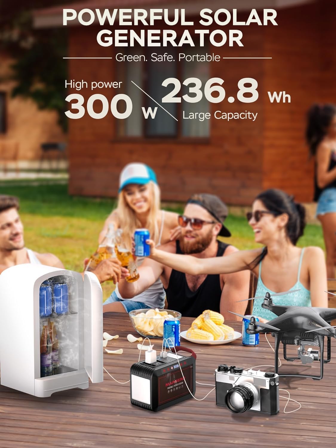 MARBERO 237Wh 300W Portable Power Station