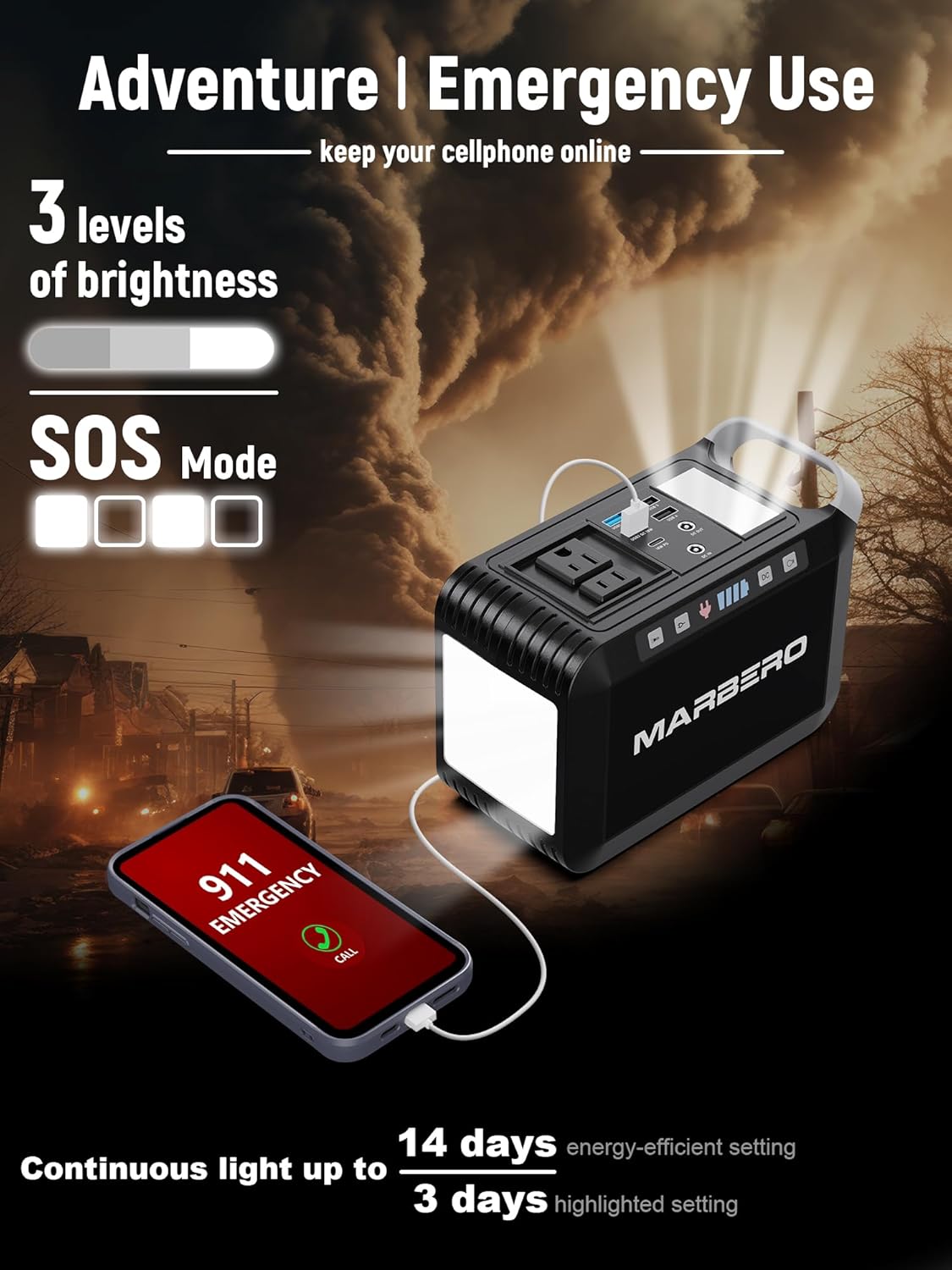 MARBERO 237Wh 300W Portable Power Station