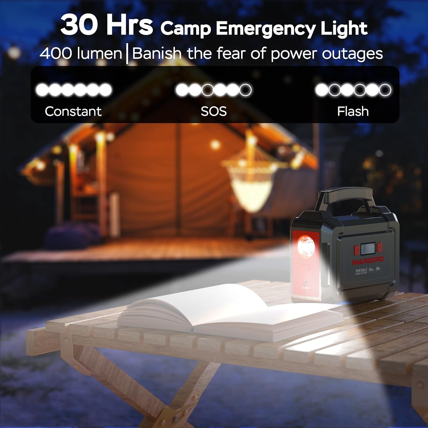 MARBERO 296Wh Portable Power Station