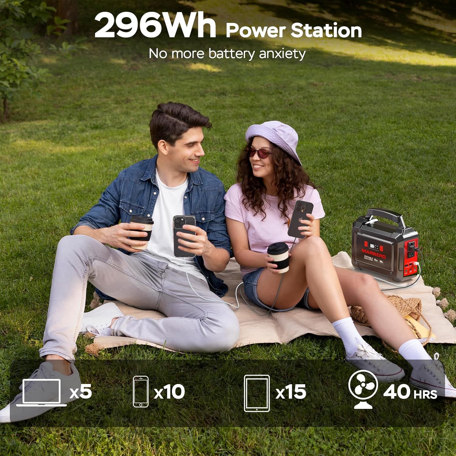 MARBERO 296Wh Portable Power Station