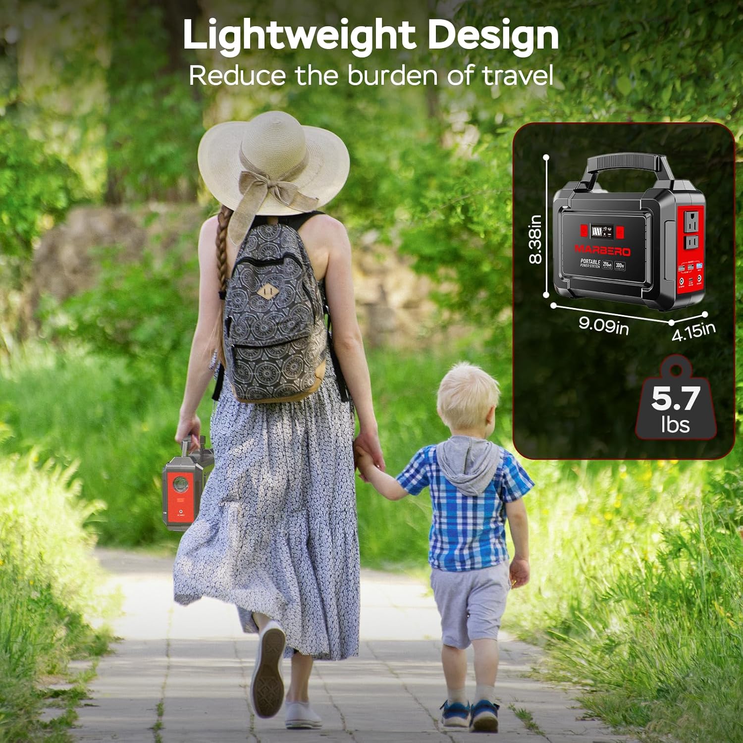 MARBERO 296Wh Portable Power Station