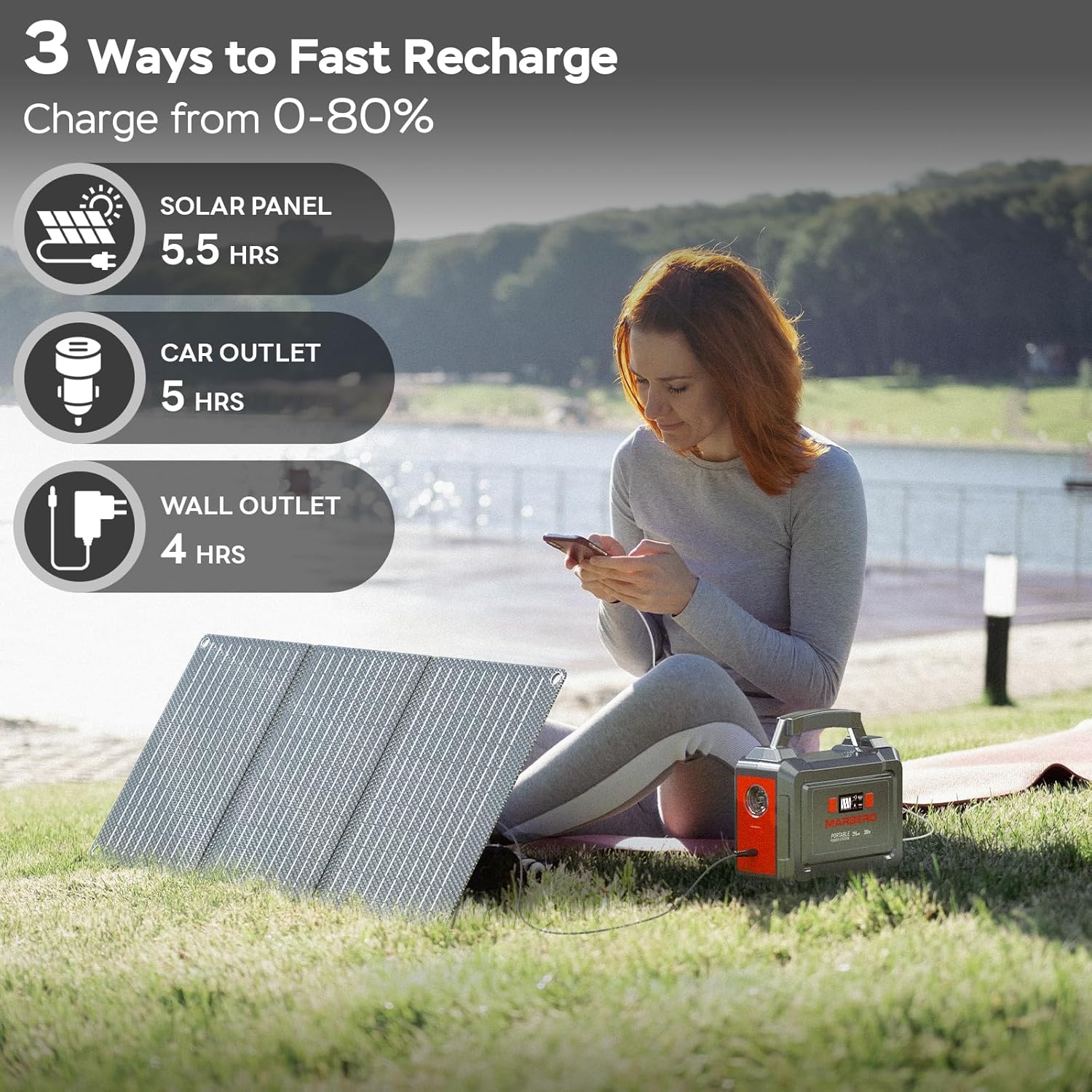 MARBERO 296Wh Portable Power Station