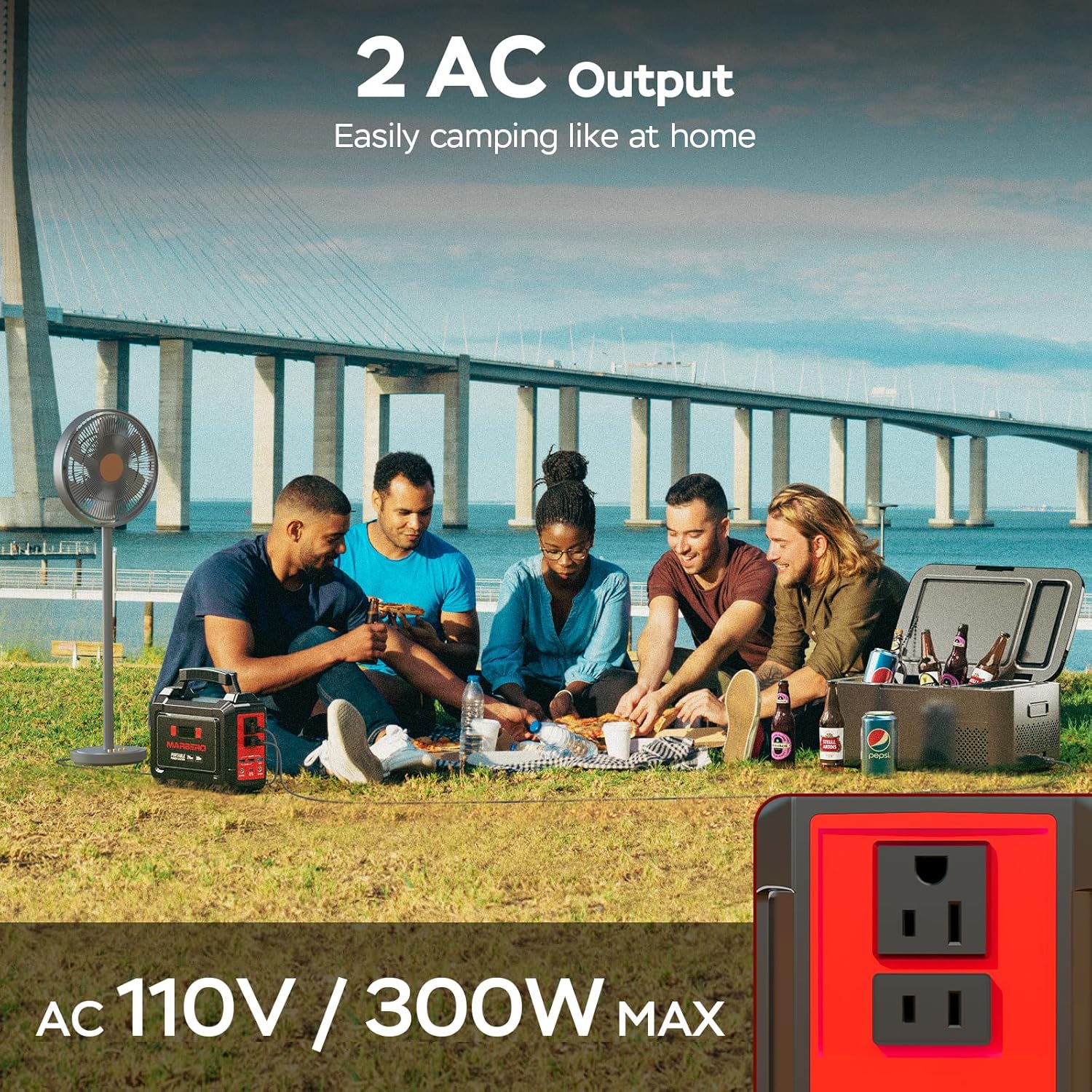 MARBERO 296Wh Portable Power Station