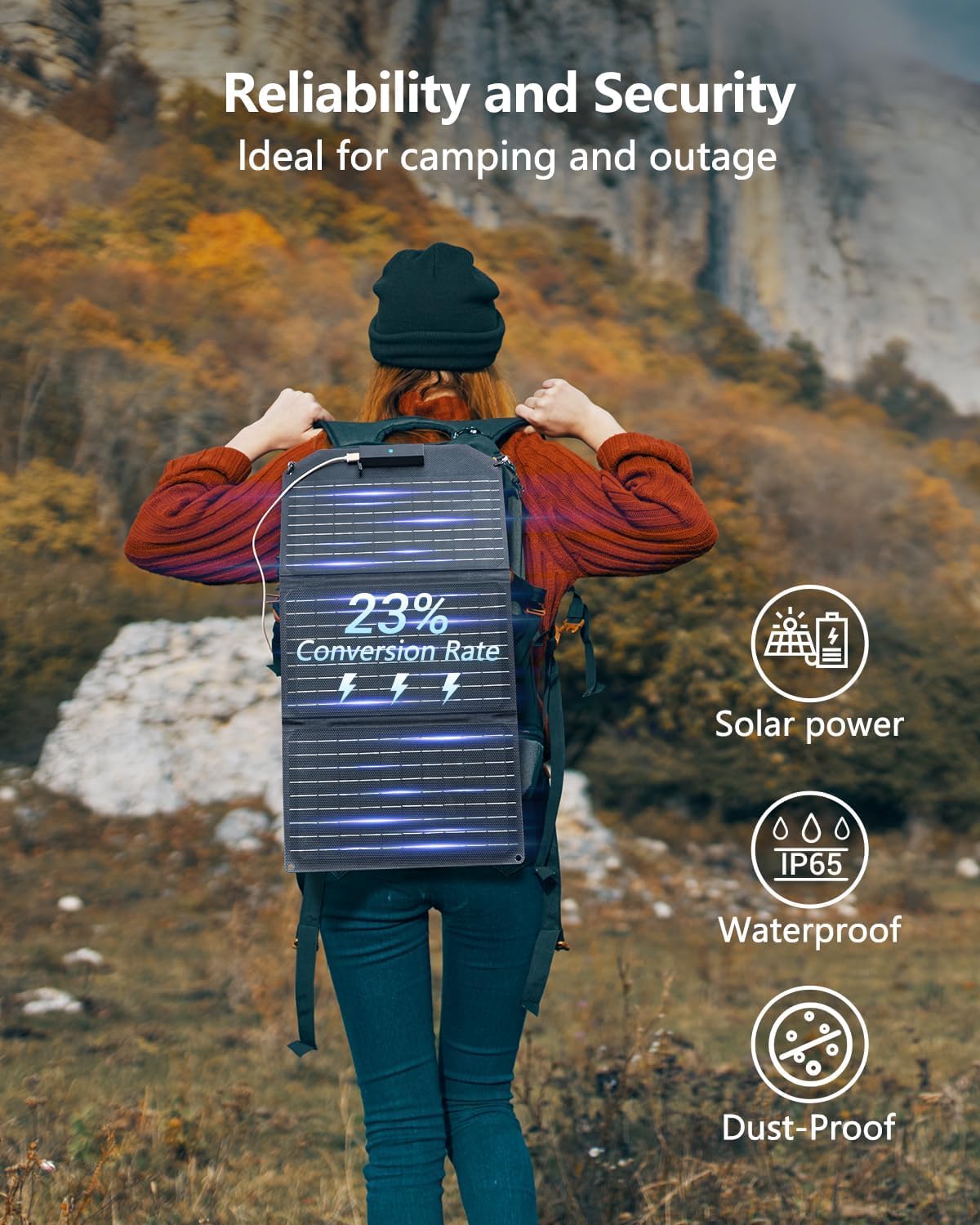 MARBERO 30W Foldable Solar Panel