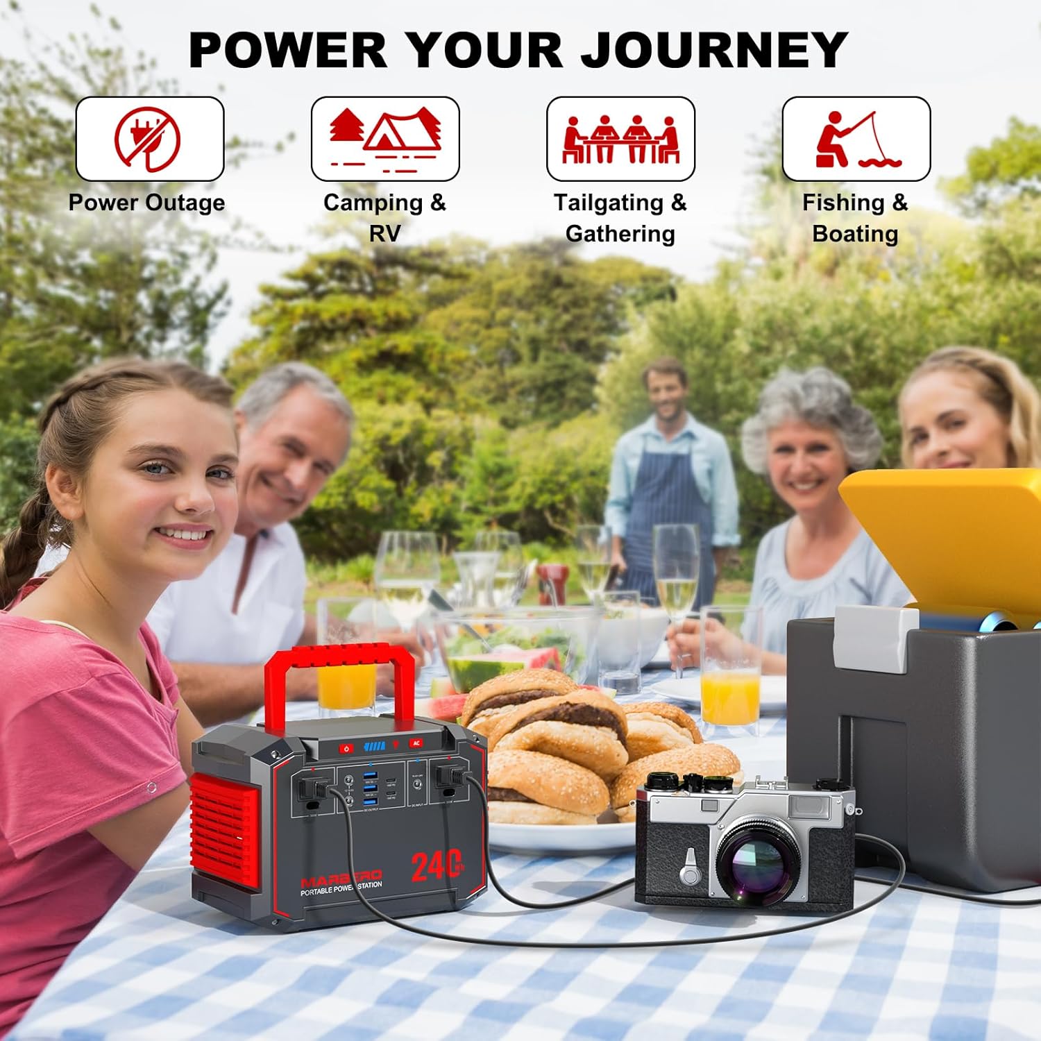 MARBERO 240Wh Portable Power Station