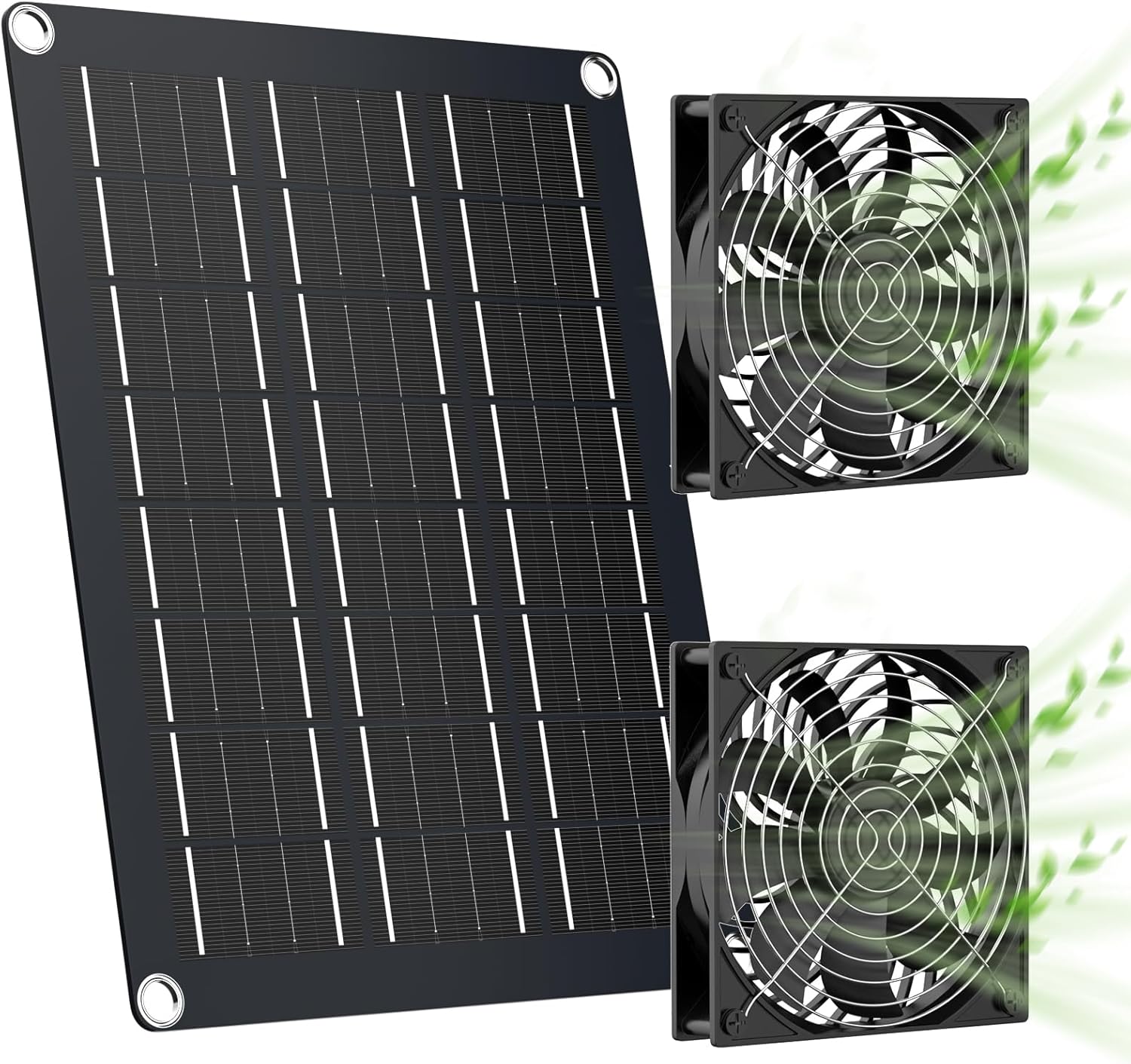 MARBERO 4.7 Inch Solar Powered Fan Kit