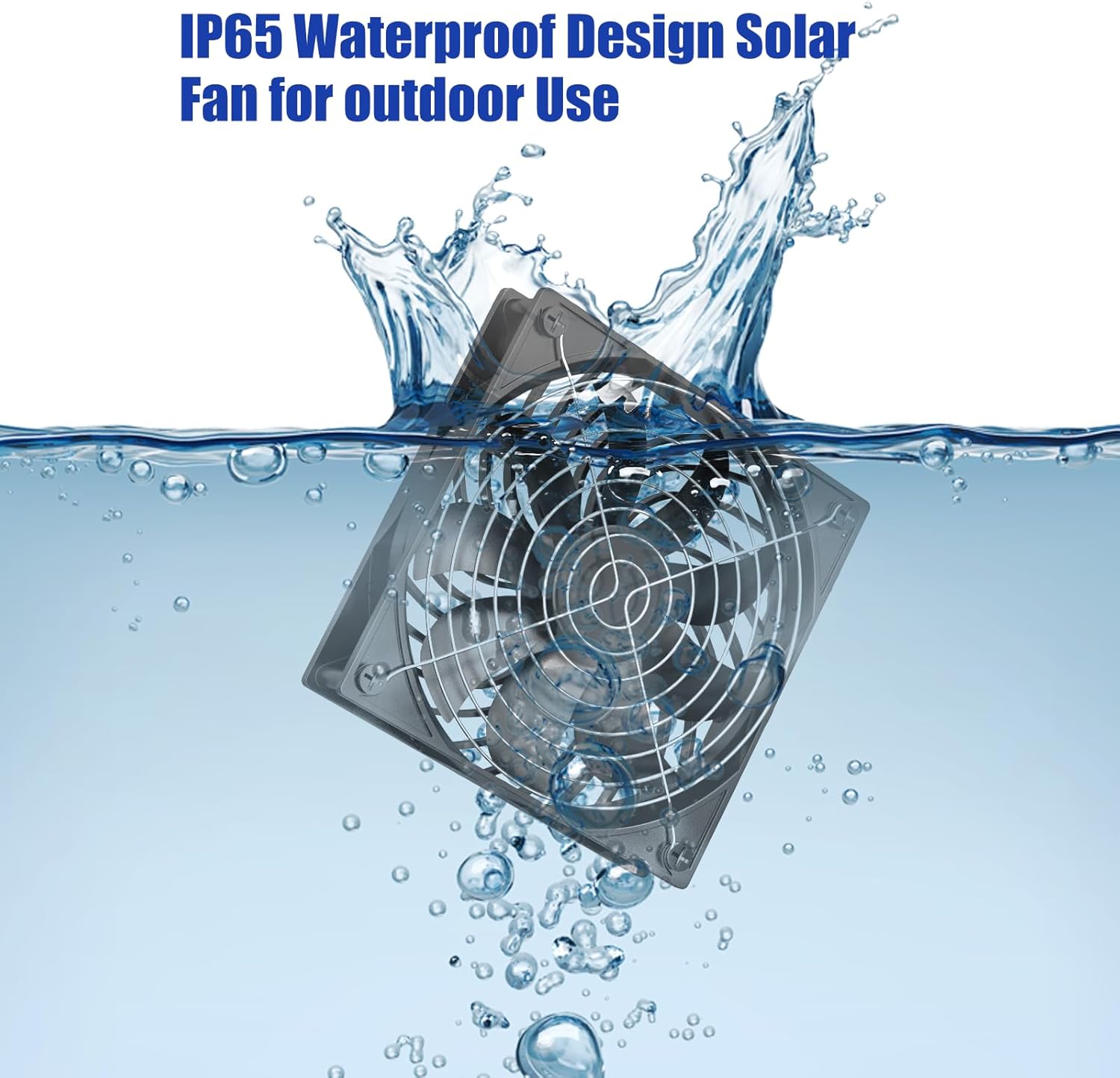 MARBERO 4.7 Inch Solar Powered Fan Kit
