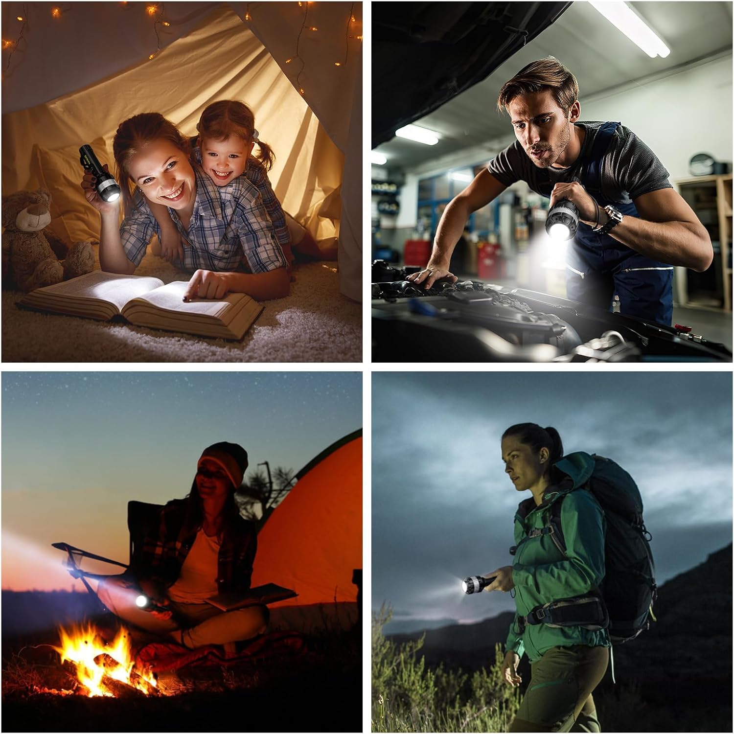 MARBERO 4000mAh Rechargeable Flashlight