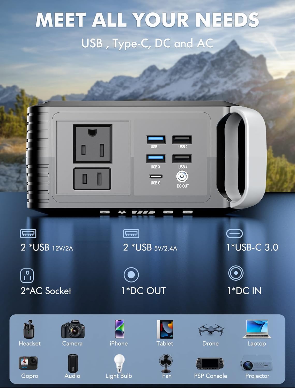 MARBERO 88Wh Portable Power Station