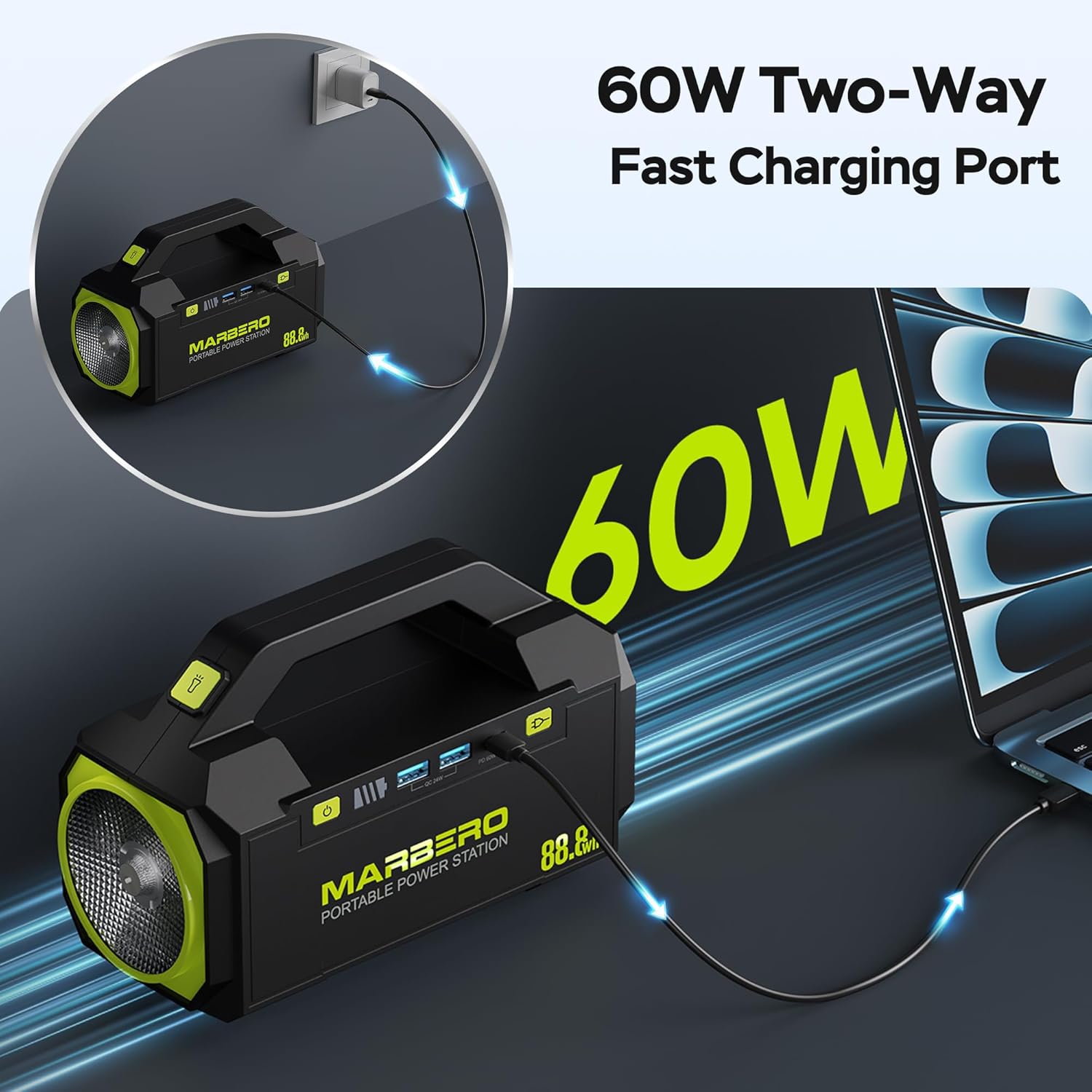 MARBERO 88.8Wh Portable Power Station PL60