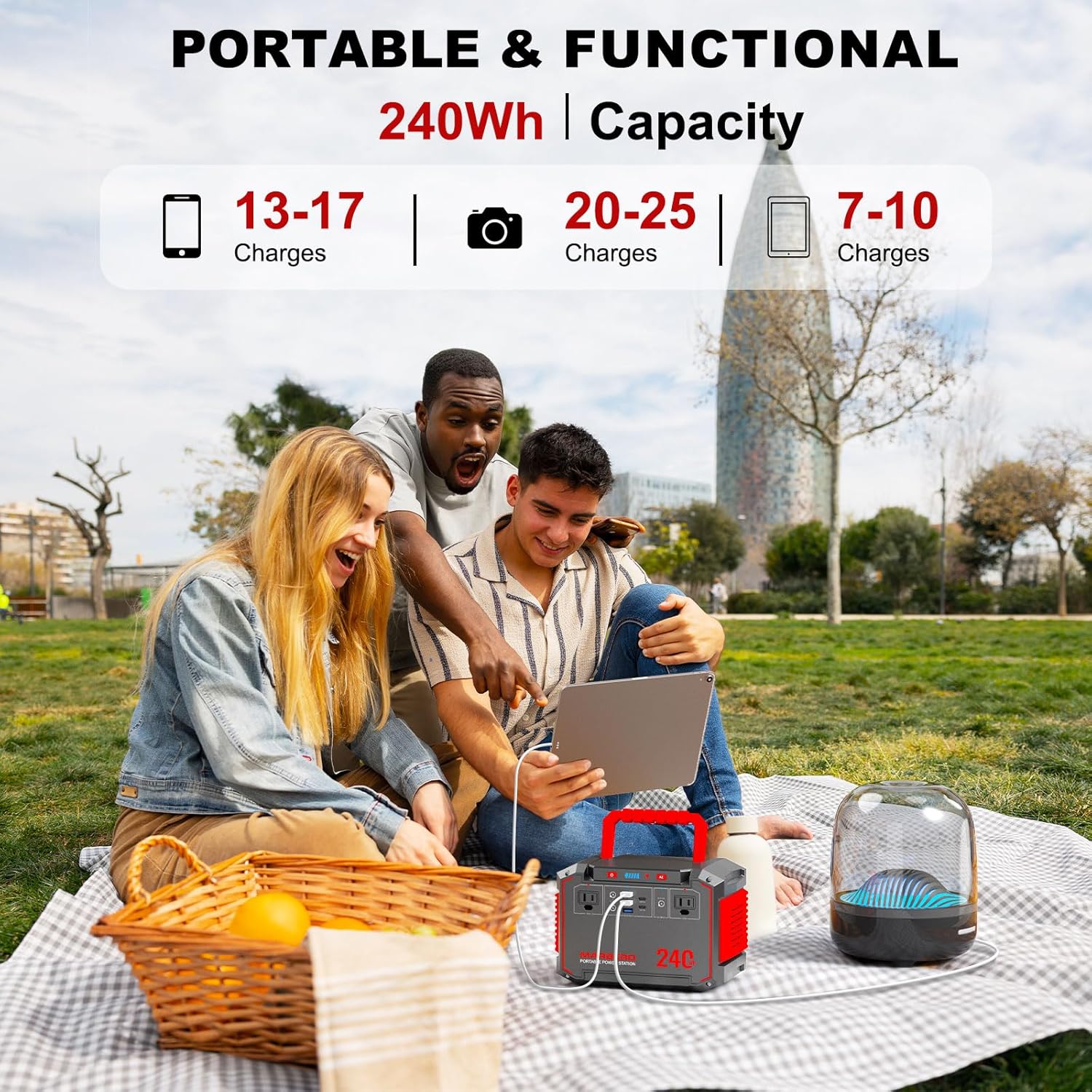 MARBERO 240Wh Portable Power Station