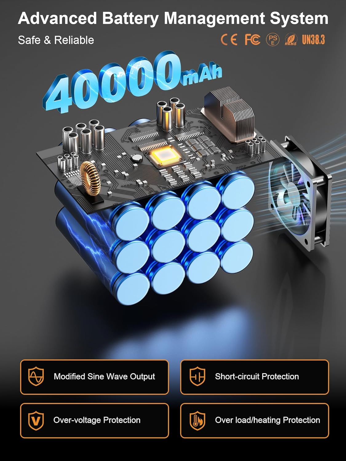MARBERO 148Wh 200W Portable Power Station